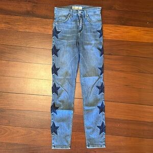 Top shop Moro Jamie jeans with star detail